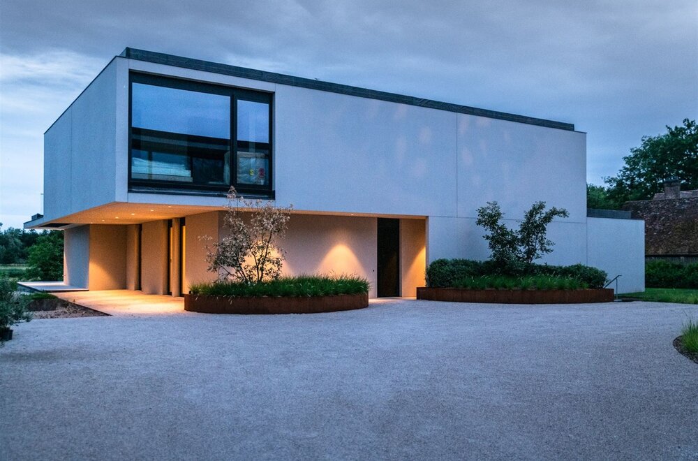 Luxe villa appartement aan de Leie met zicht op de Latemse Meersen