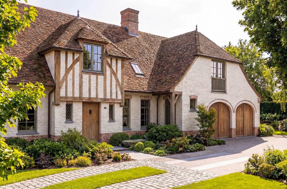 Anglo-Normandische villa van architect Bart François