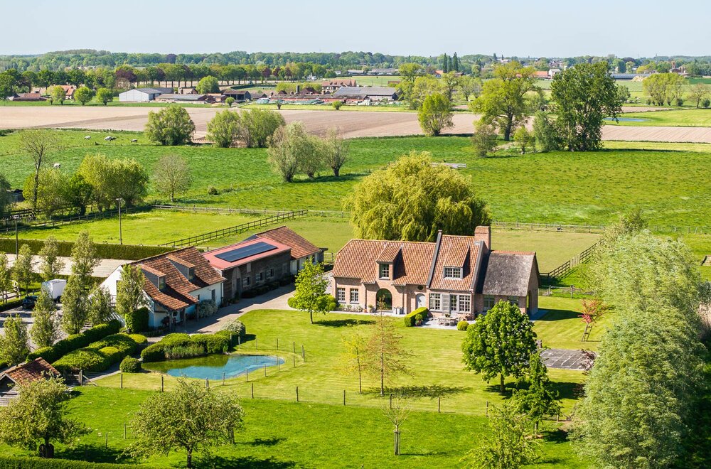 Landelijke villa op een idyllisch domein